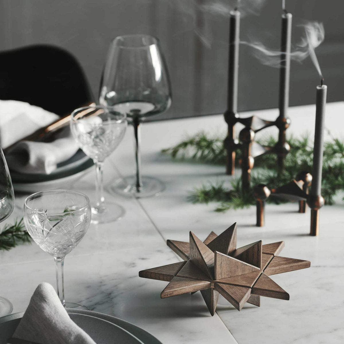 Wooden Froebel Star – Oak | Jakob Burgsø · boyhood