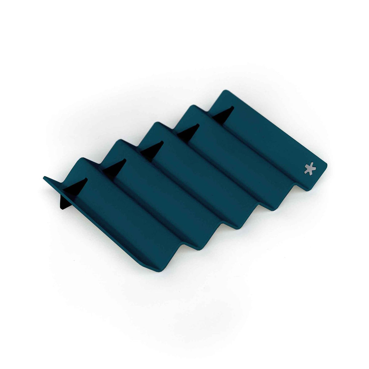Soap Dish ZigZag – Flat Steel · 11 × 7 cm | Peppermint Products