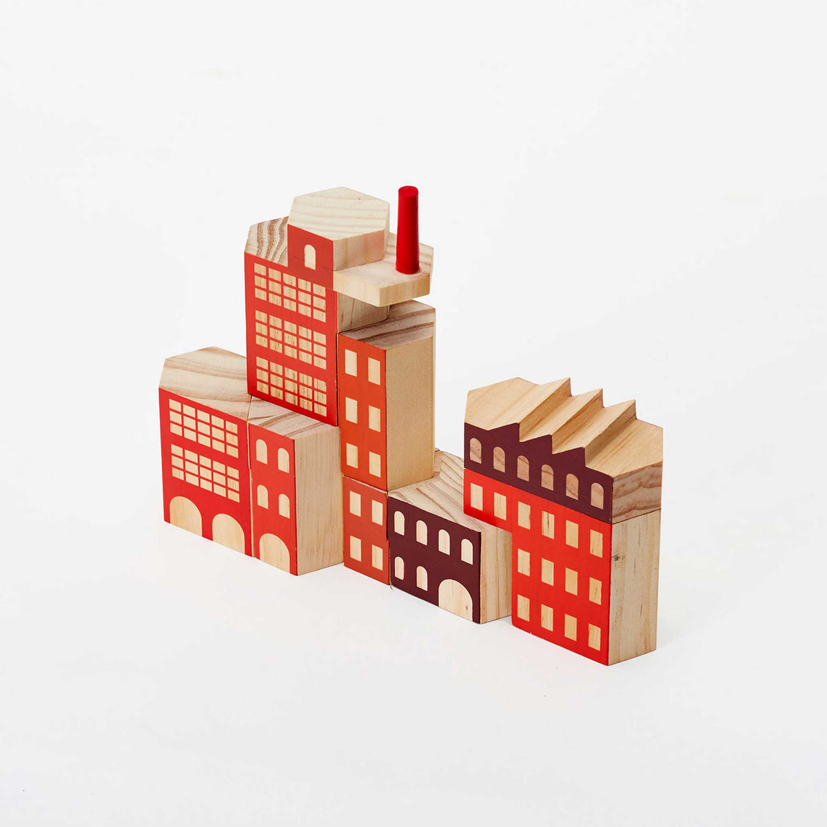 BLOCKITECTURE® | FACTORY | Blocchi di costruzione in legno per architettura | James Paulius | Areaware