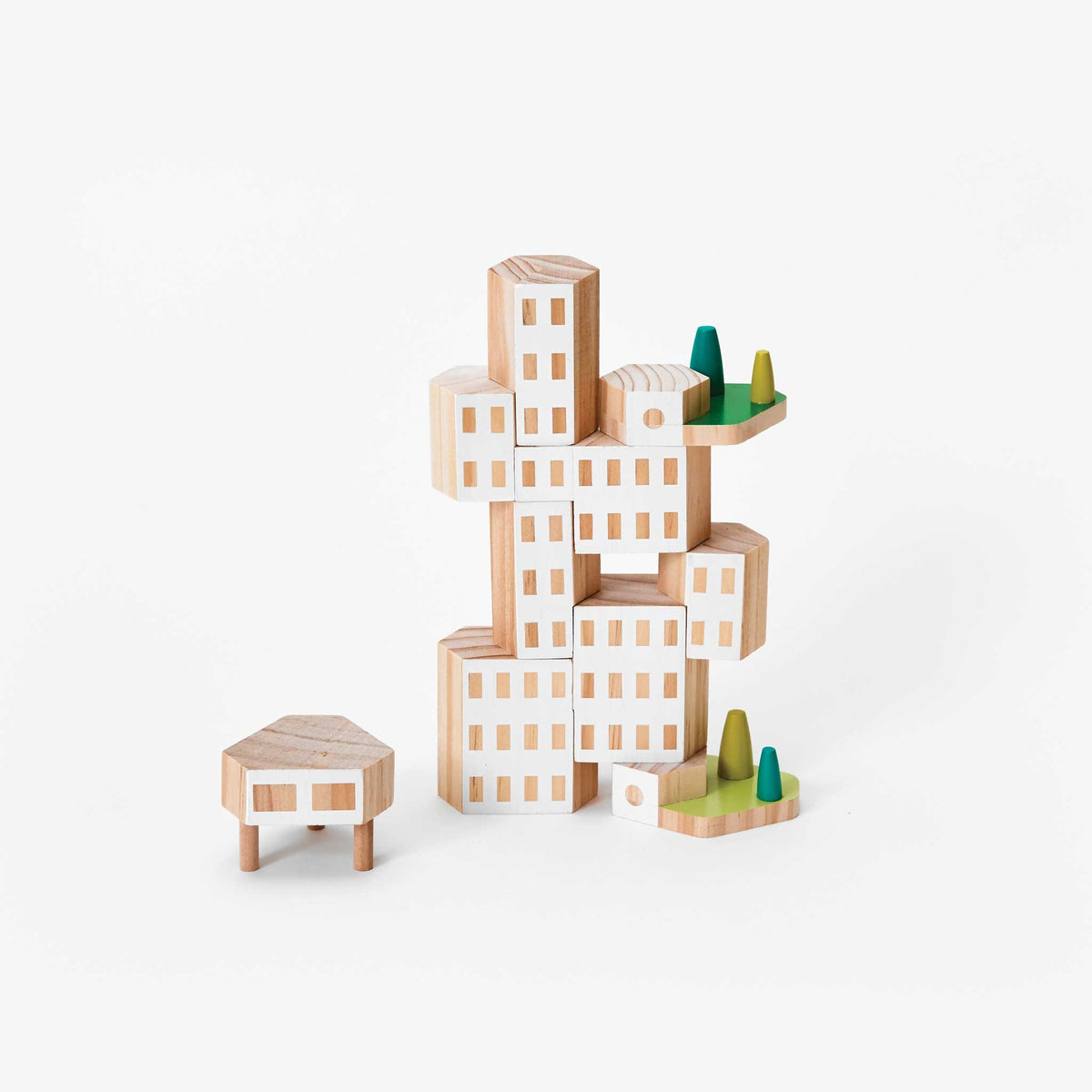 BLOCKITECTURE® | GARDEN CITY | Holz Architektur BAUSTEINE | James Paulius | Areaware