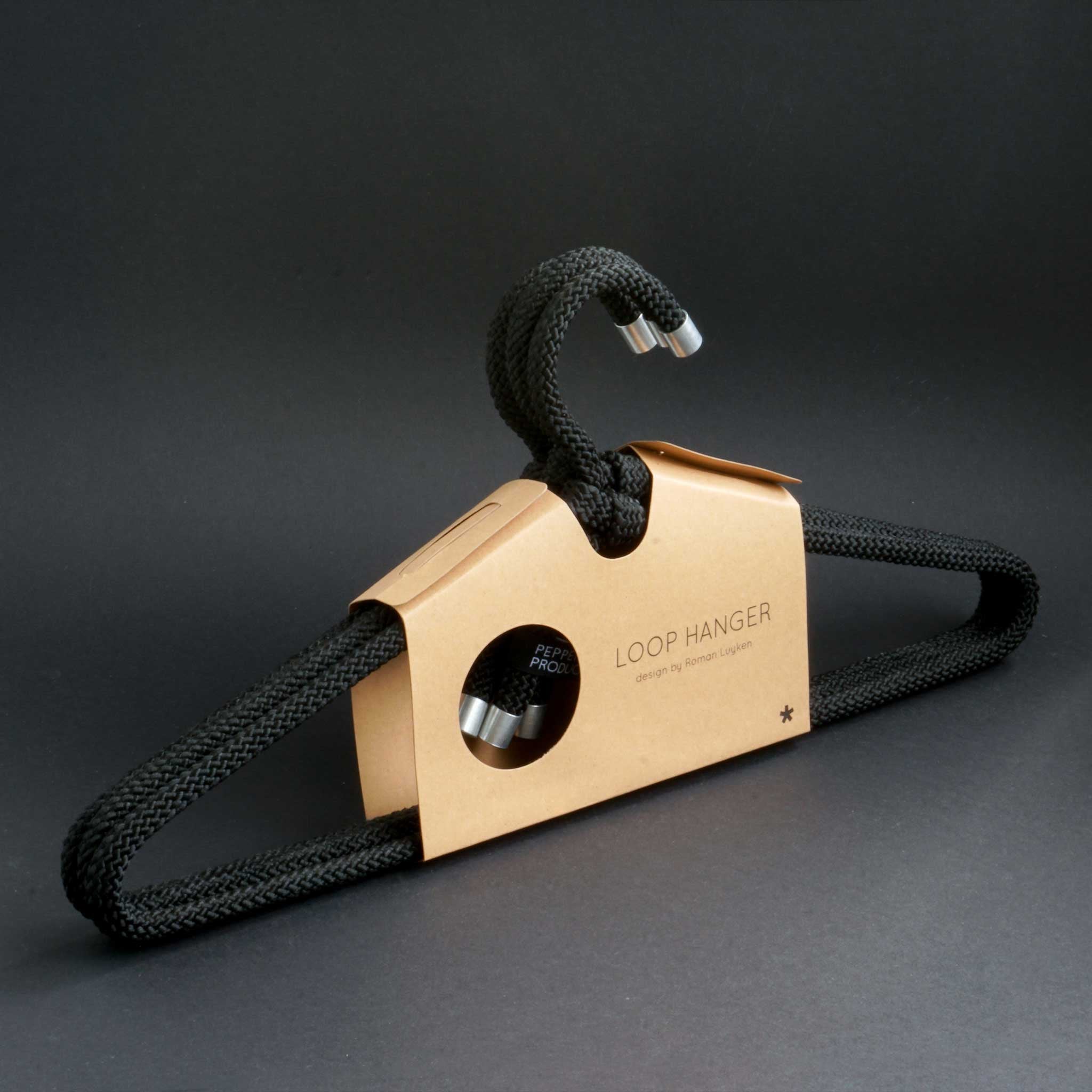 ROPE HANGER-| Textil-Kleiderbügel aus Seil - 3er Set | Peppermint Products