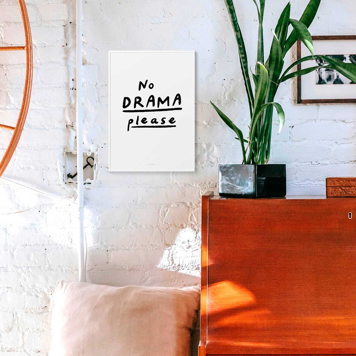 NO DRAMA PLEASE | Zitate POSTER | A4 Format | Just Another Cool Design