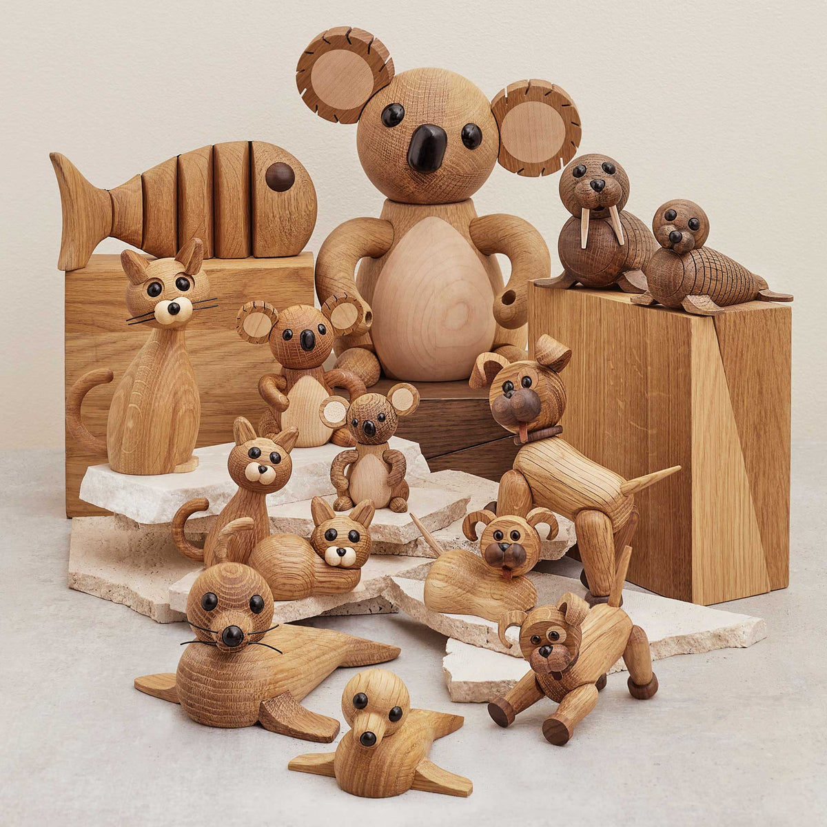 Holz-Koala Victoria Groß – Eiche · 25 cm | Spring Copenhagen