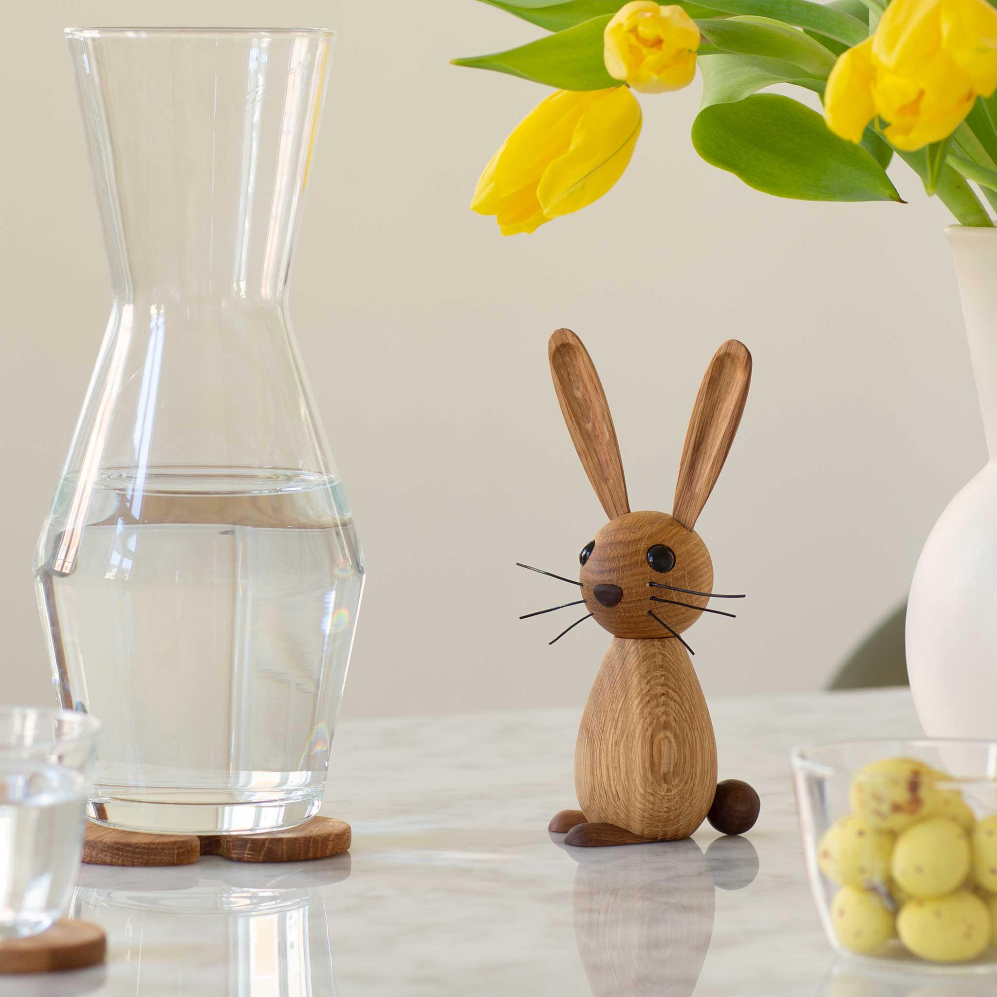 JUMPER - Rabbit - Wooden Decorative Figurine | mencke&vagnby | Spring Copenhagen