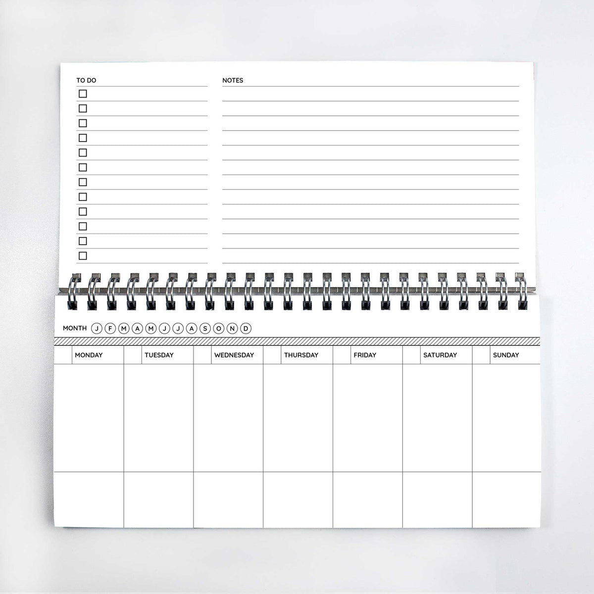 PLANIFICATEUR SEMAINE Betty | PLANIFICATEUR DE BUREAU HEBDOMADAIRE | 108pages | nolki