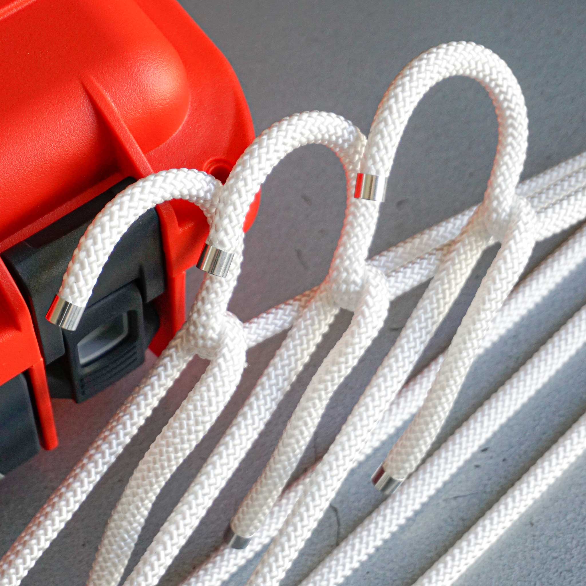 ROPE HANGER-| Textil-Kleiderbügel aus Seil - 3er Set | Peppermint Products