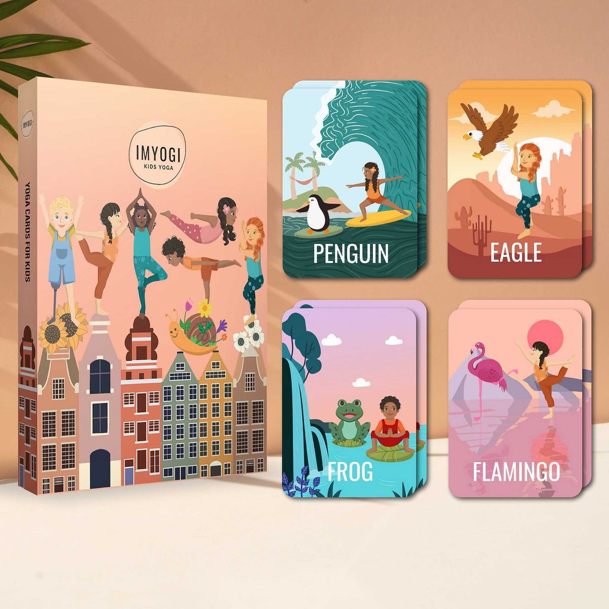 YOGA POUR ENFANTS | JEU DE CARTES | 30 EXERCICES DE YOGA pour les enfants | IMYOGI