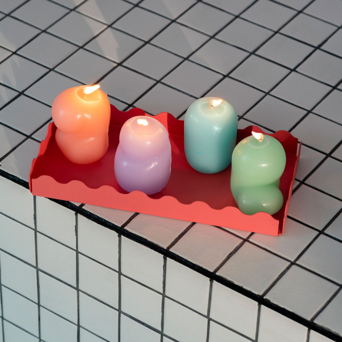GOOBER Mini | Set aus vier kleinen KERZEN | Talbot & Yoon | Areaware
