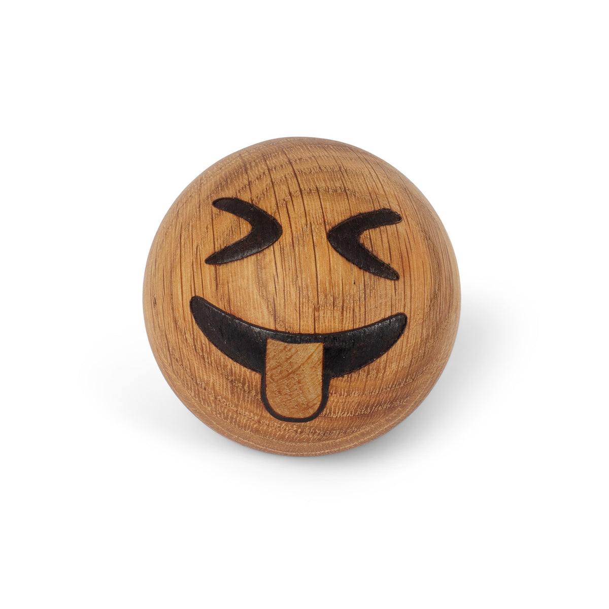 Emoticon de madera Guiño – Roble · Ø 7 cm | Spring Copenhagen