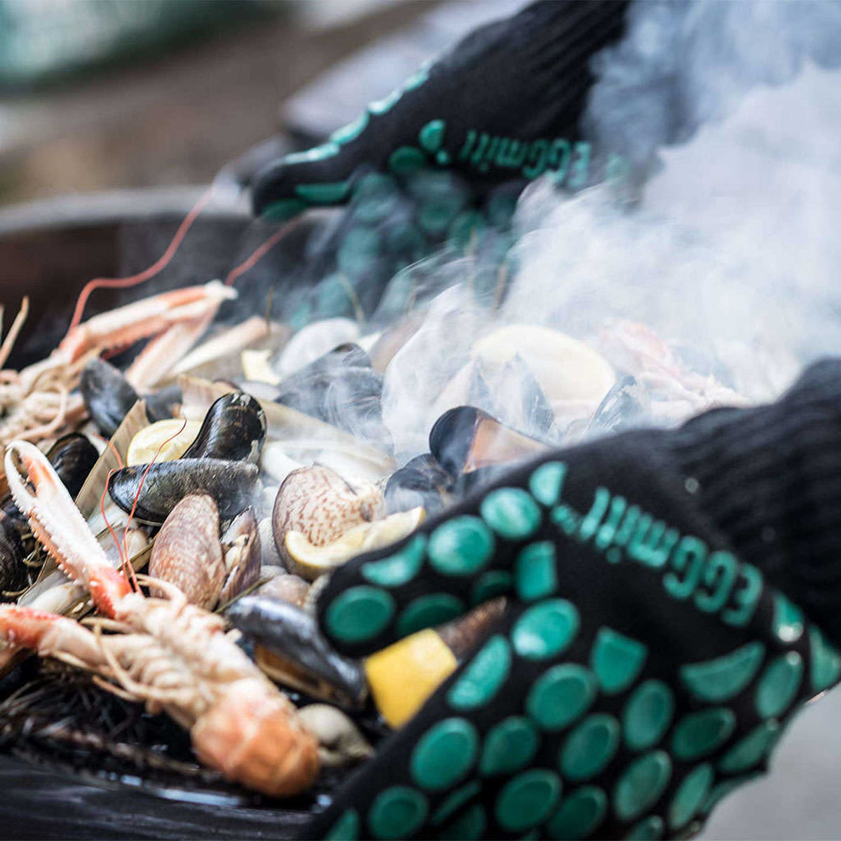 EGGMITT | Hitzebeständiger GRILLHANDSCHUH | one Size | Big Green Egg