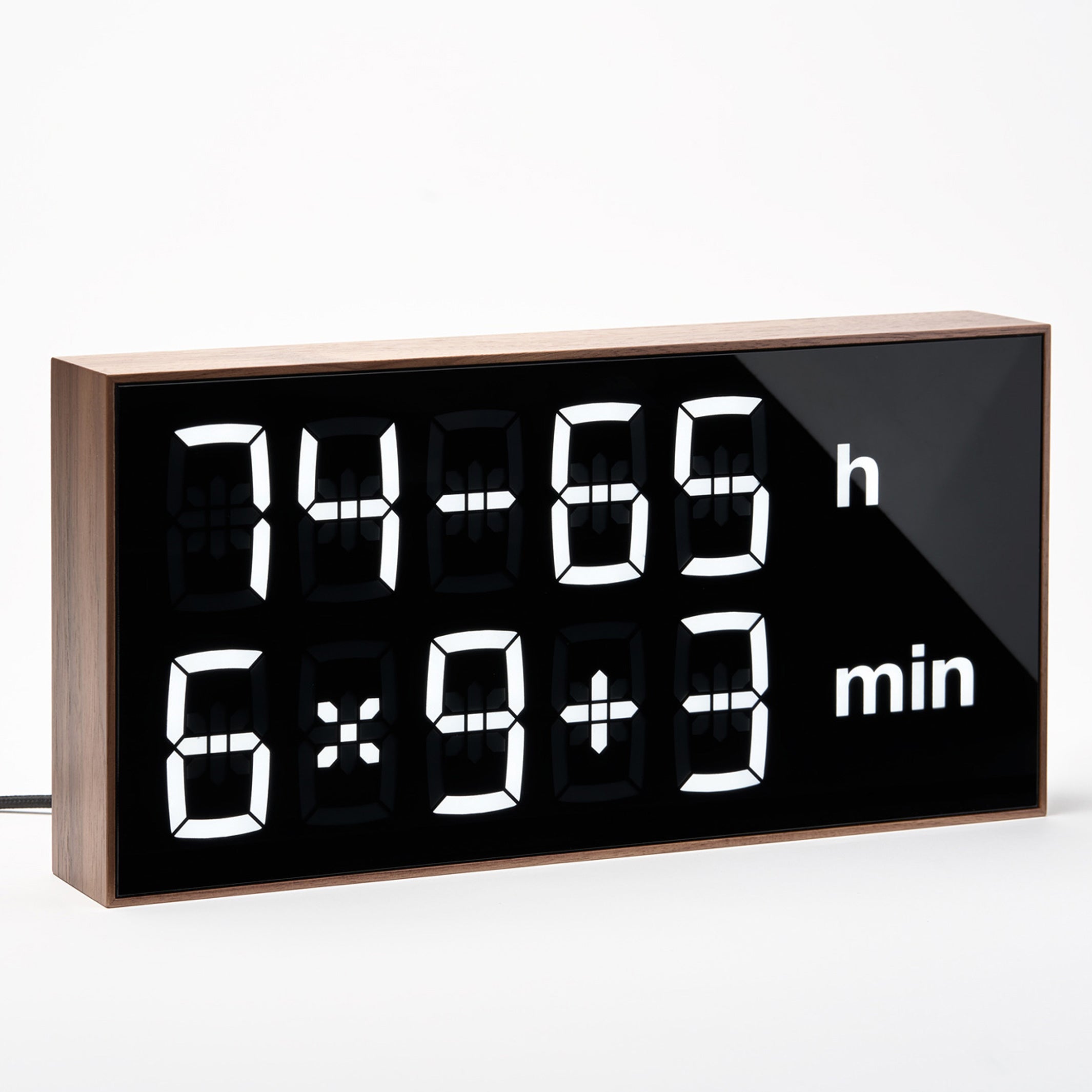 Math Clock "Albert Clock" Original – Wood · 33 cm | Albert Clock