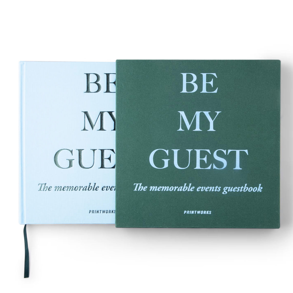BE MY GUEST | grünes GÄSTEBUCH | PrintWorks