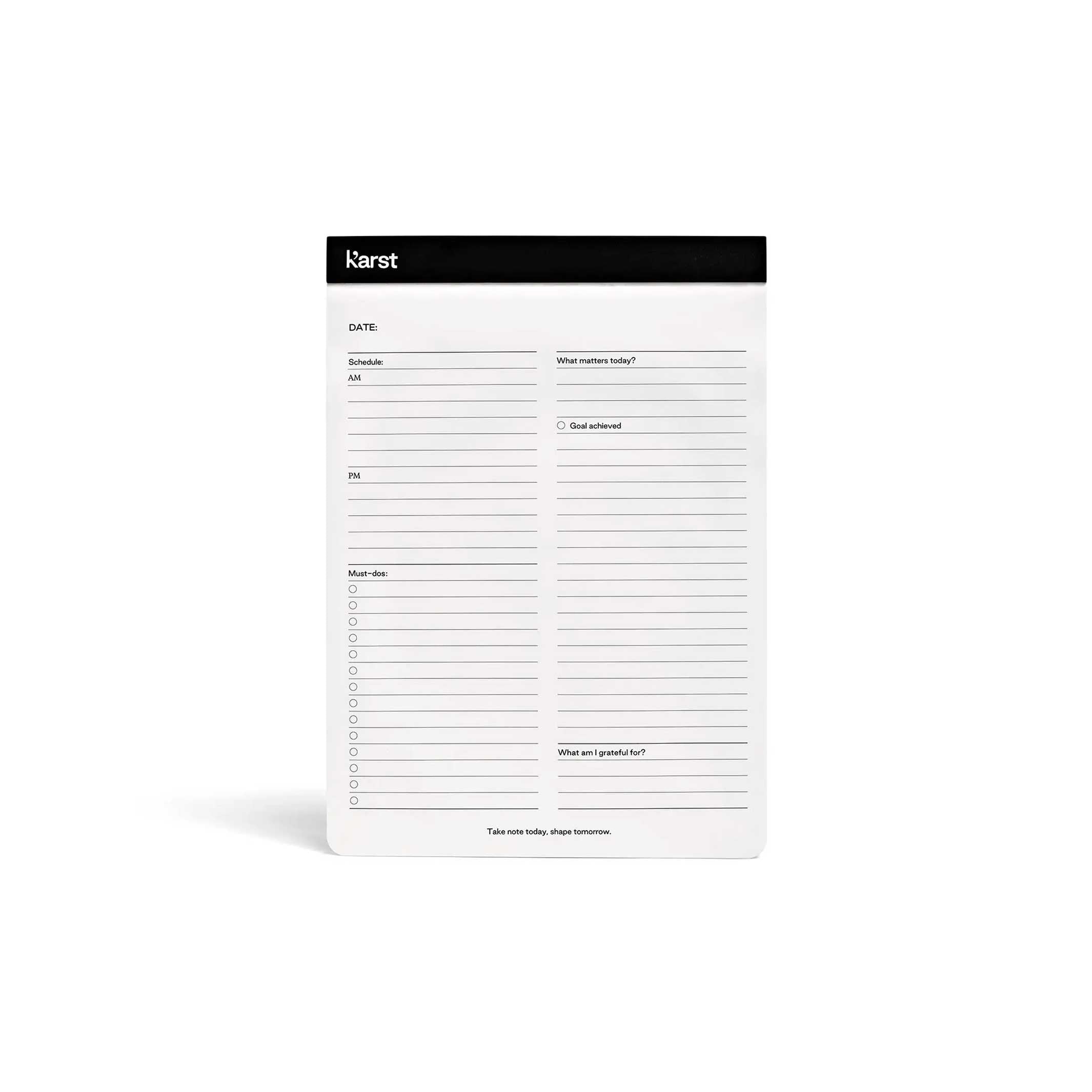DAILY ACTION PAD | Karst Stone Paper