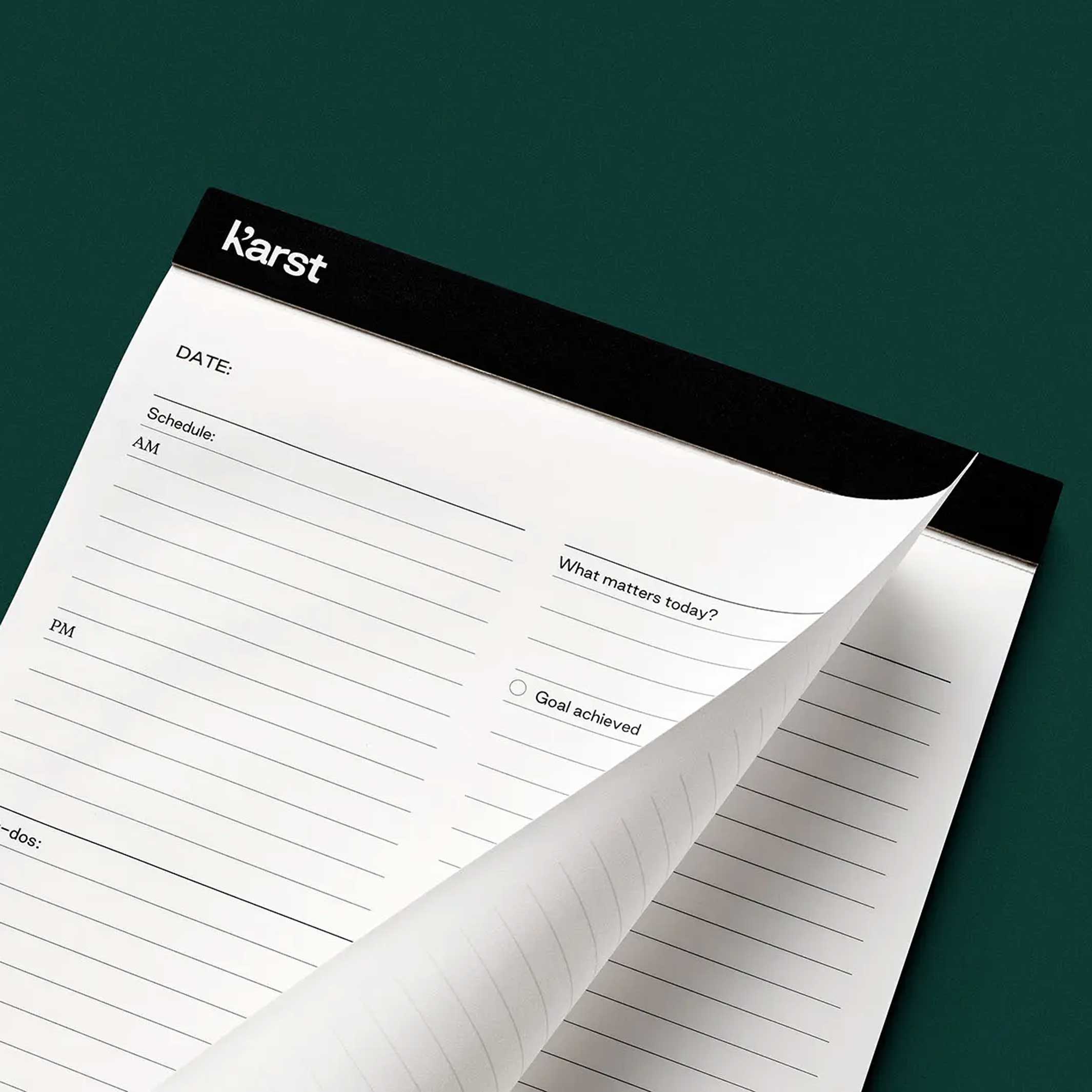 DAILY ACTION PAD | Karst Stone Paper