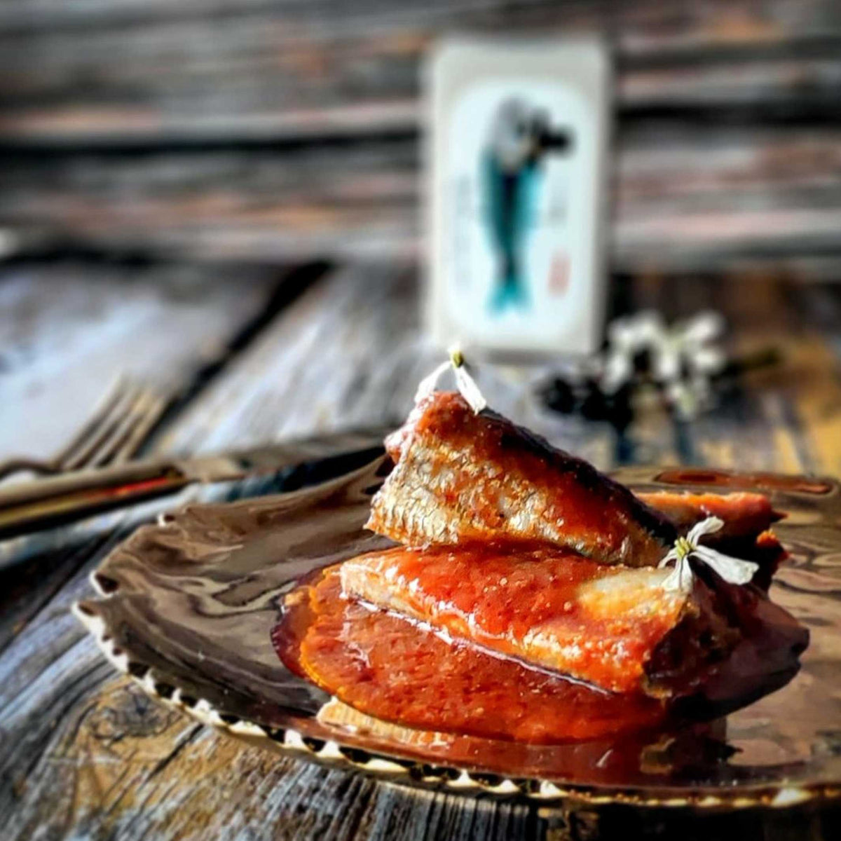 SARDINES à la sauce tomate | Épicerie fine CONSERVE DE POISSON | 125gr | José Gourmet