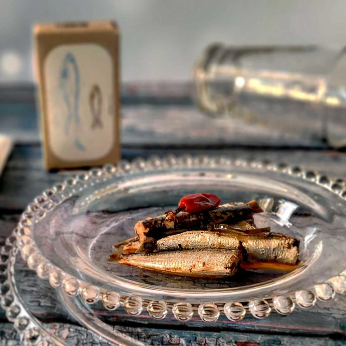 Petites sardines épicées à l'huile d'olive | Charcuterie POISSON EN CONSERVE | 90g | José Gourmet