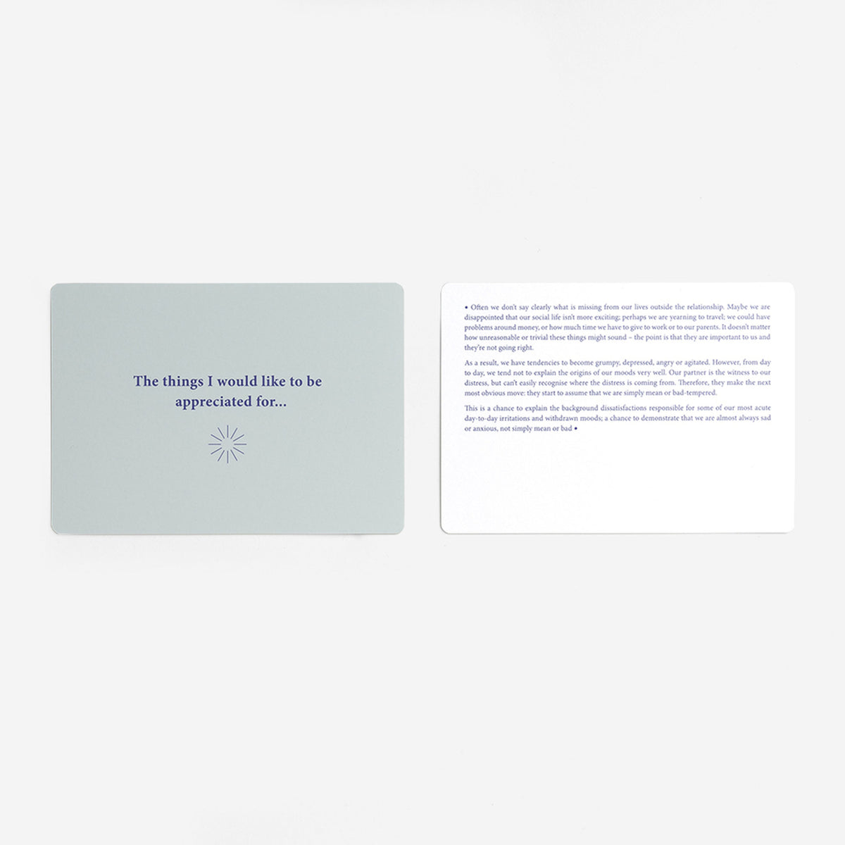 Conversation Cards "Emotional Conversations" – 20 Cards · English