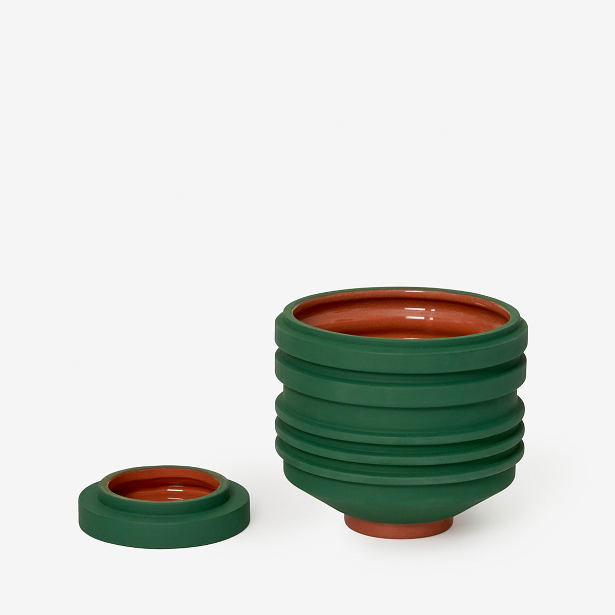 STRATA PLANT VESSEL | Green PLANTER | Simone Brewster | Areaware