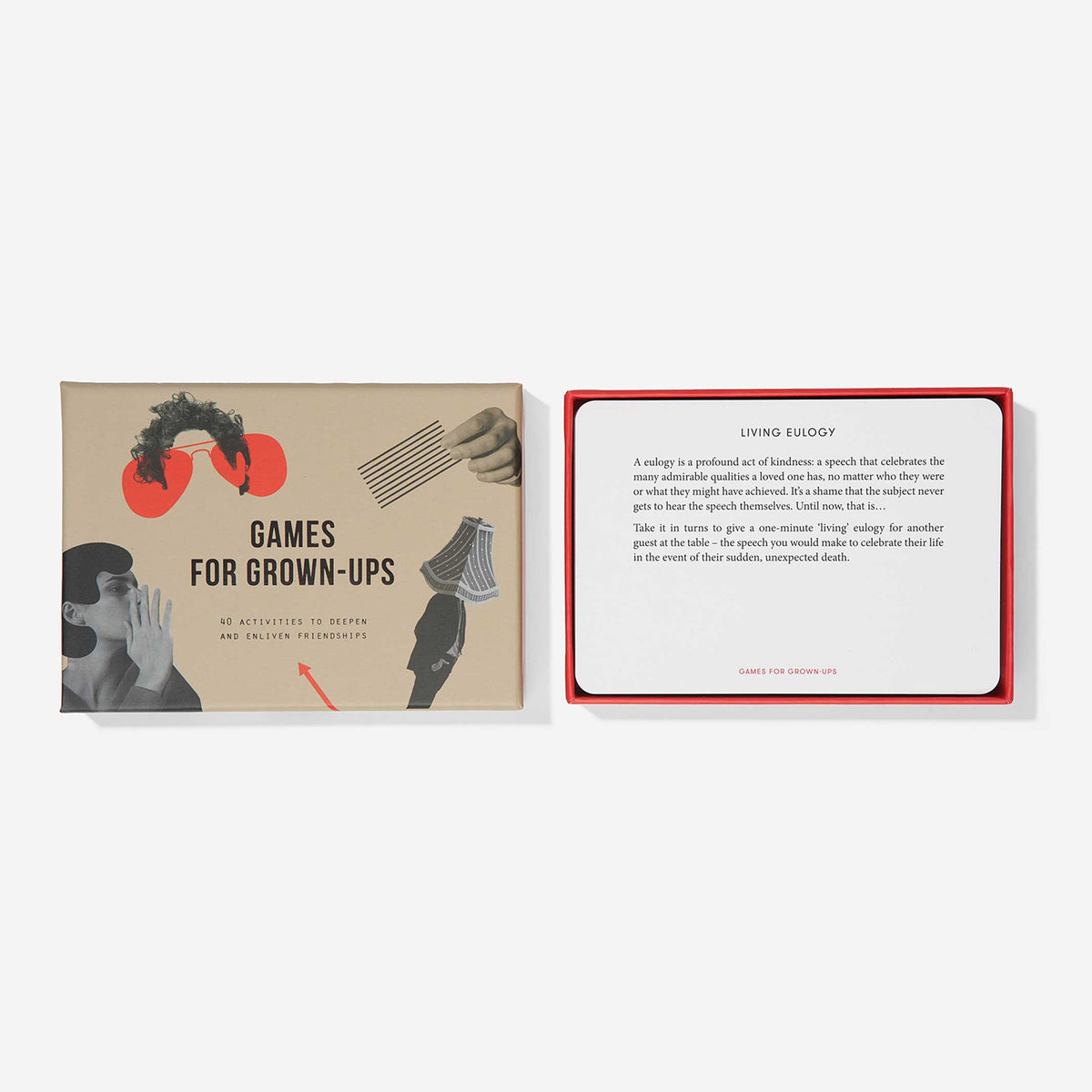 Card Set "Games for Grown-Ups" – 40 Cards | The School of Life