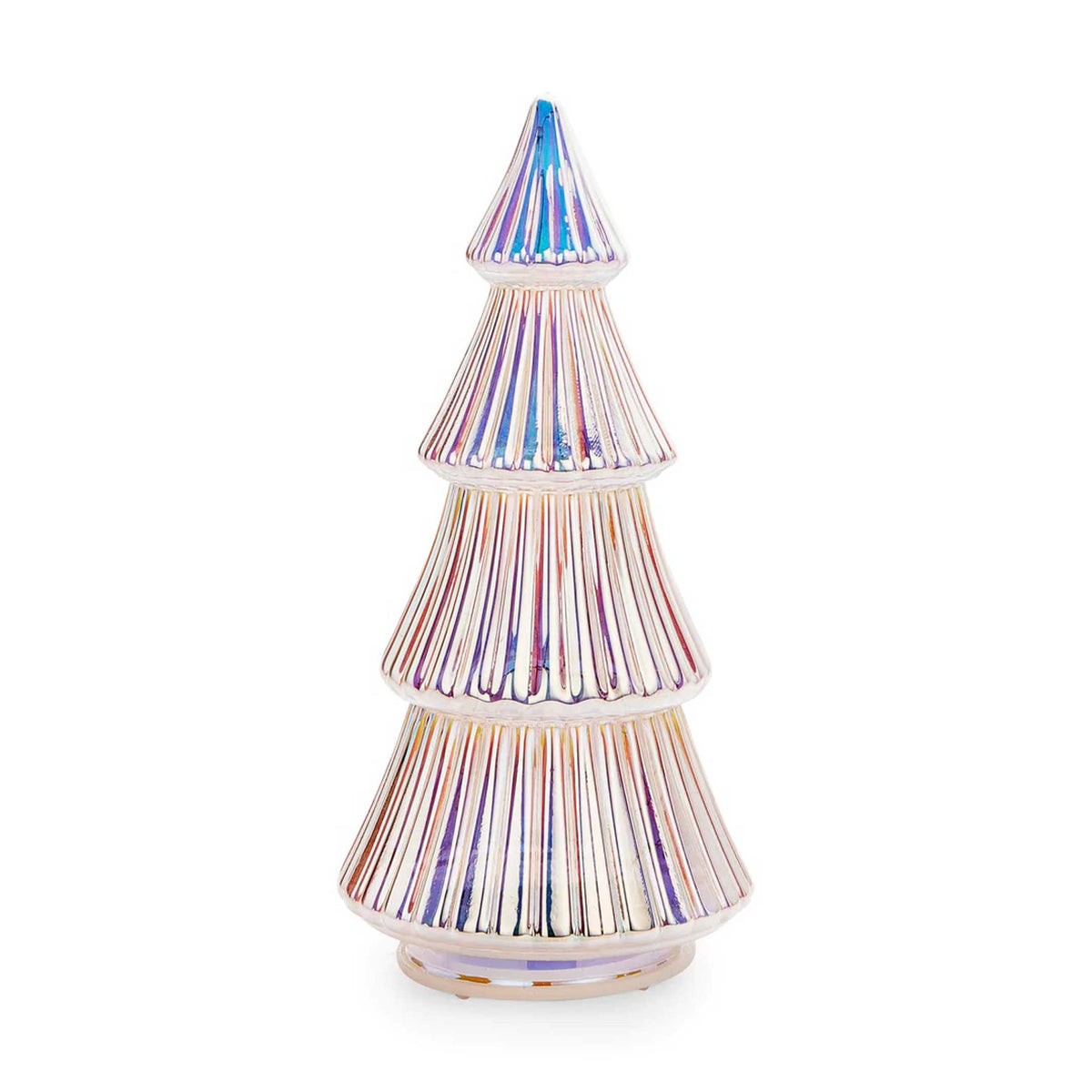 TIERED - Glas-juletræ med LED-belysning - 22 cm højt | MoMA