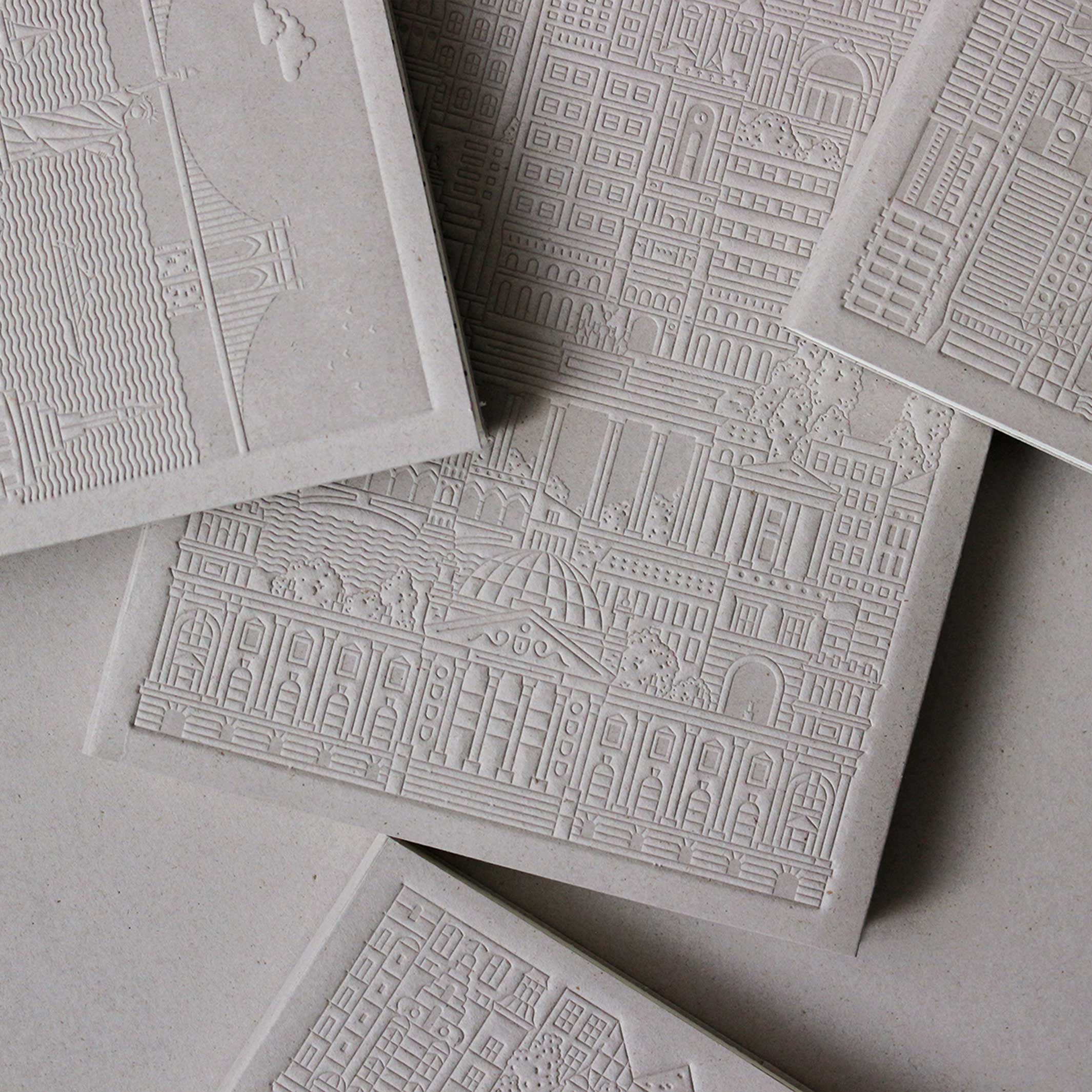 BERLIN | CARNET bleu | 18x13 cm &amp; 128pages | la ville fonctionne