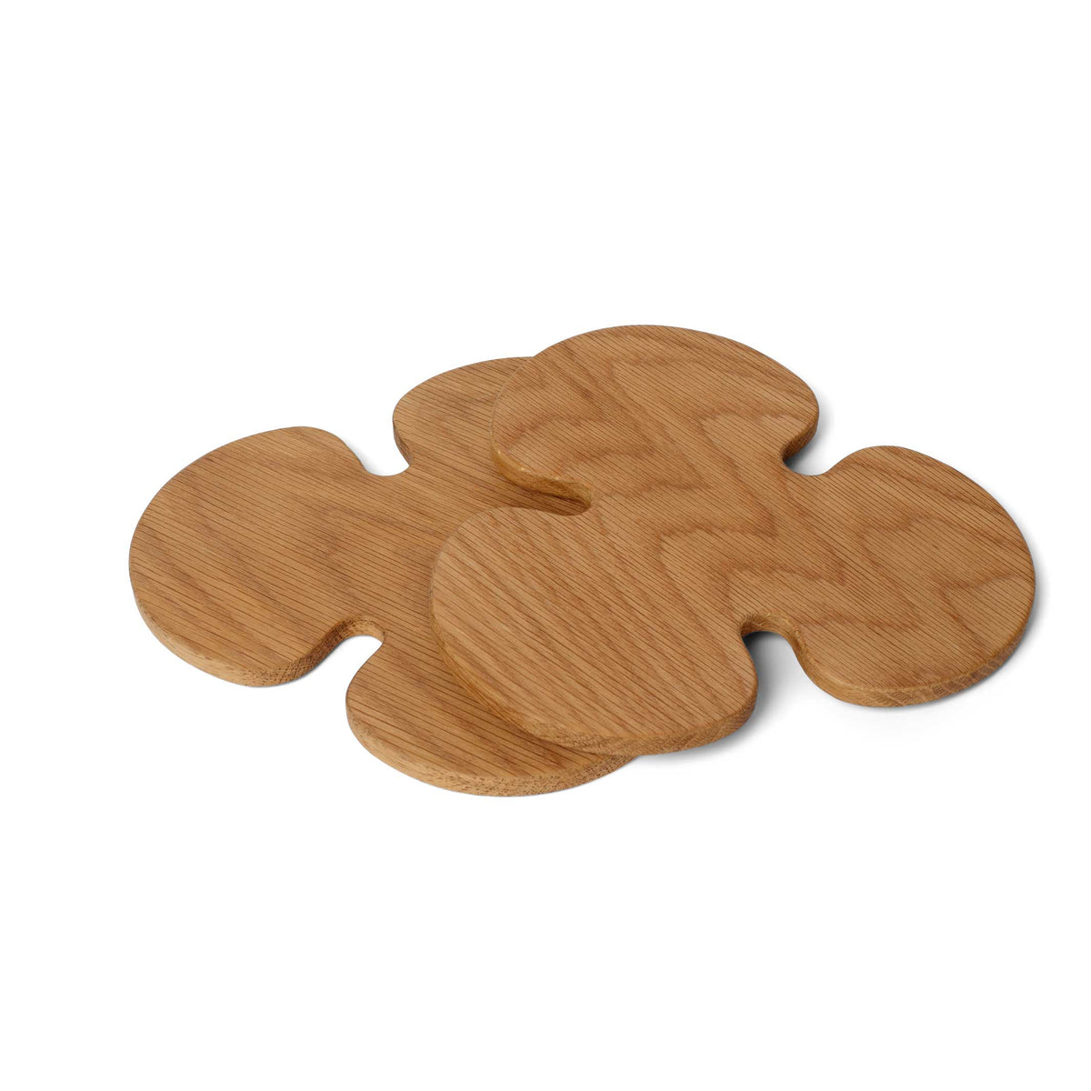 Topf-Untersetzer "Lucky Trivet" 2er-Set – Eiche | Spring Copenhagen