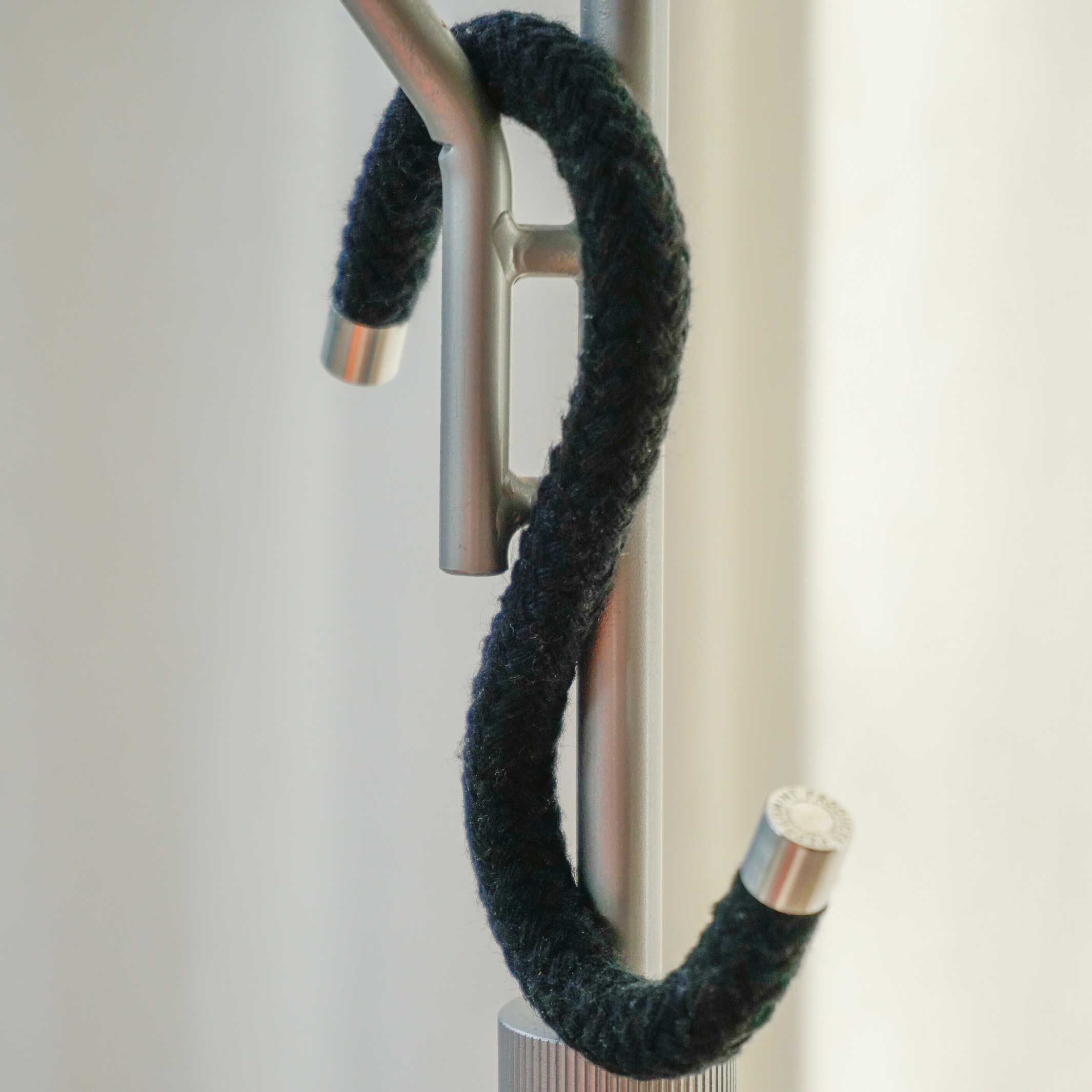 S-Haken "Rope Hook" – Baumwolle · Schwarz | Peppermint Products