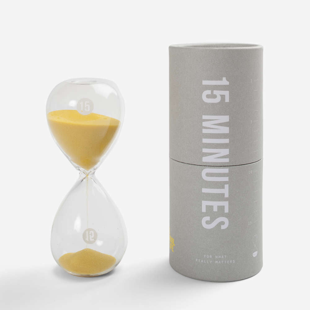 15 MINUTE TIMER | HOURGLASS | The School of Life