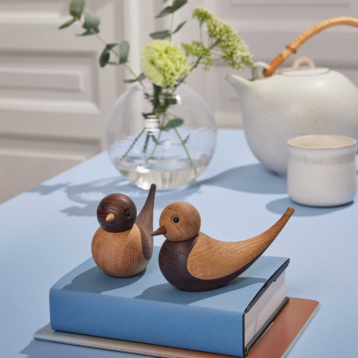 Holzschwalben-Paar Soulmates – Eiche · 14 cm | Spring Copenhagen