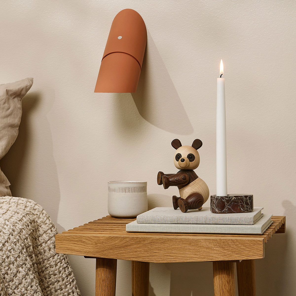 Holz-Pandabär Polly Groß – Ahorn · 14 cm | Spring Copenhagen