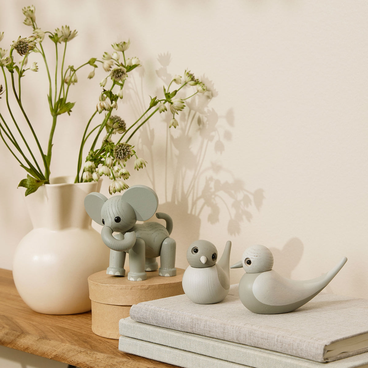 Wooden Songbird Carmen – Oak · 7 cm | Spring Copenhagen