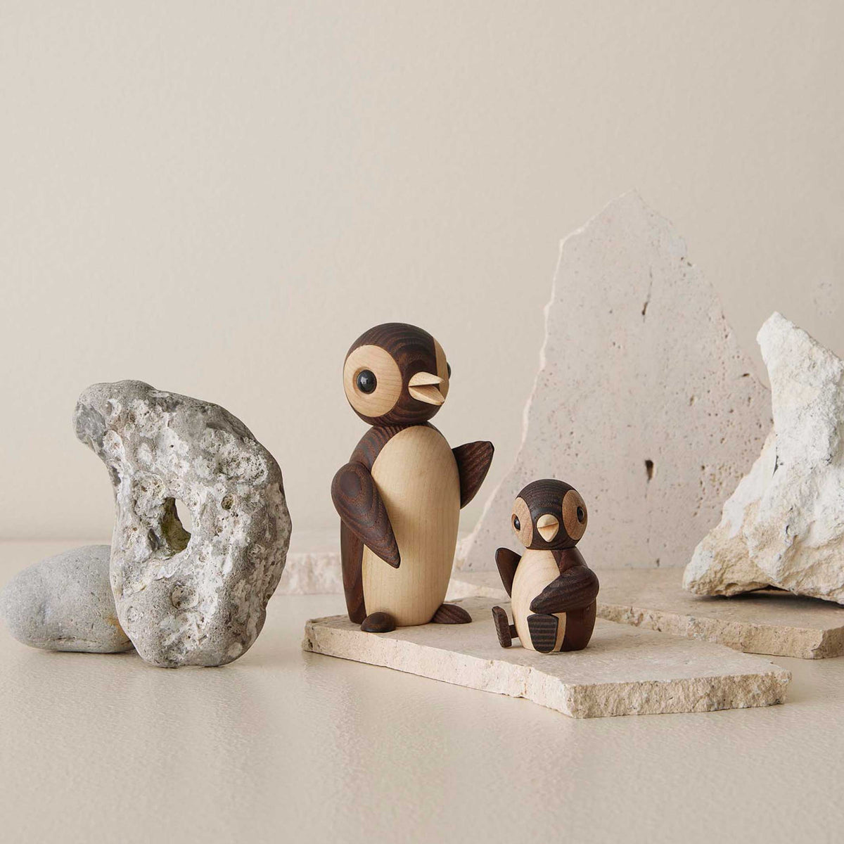 Holzpinguin Frost Groß – Eiche · 12 cm | Spring Copenhagen