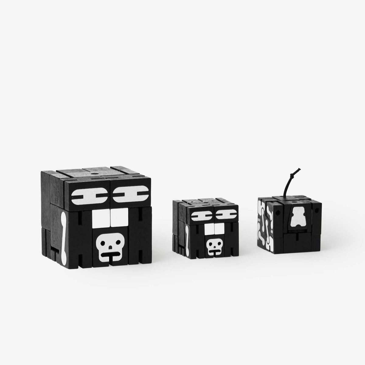 CUBEBOT® Micro SKELETT | 3D PUZZLE ROBOTER | David Weeks | Areaware
