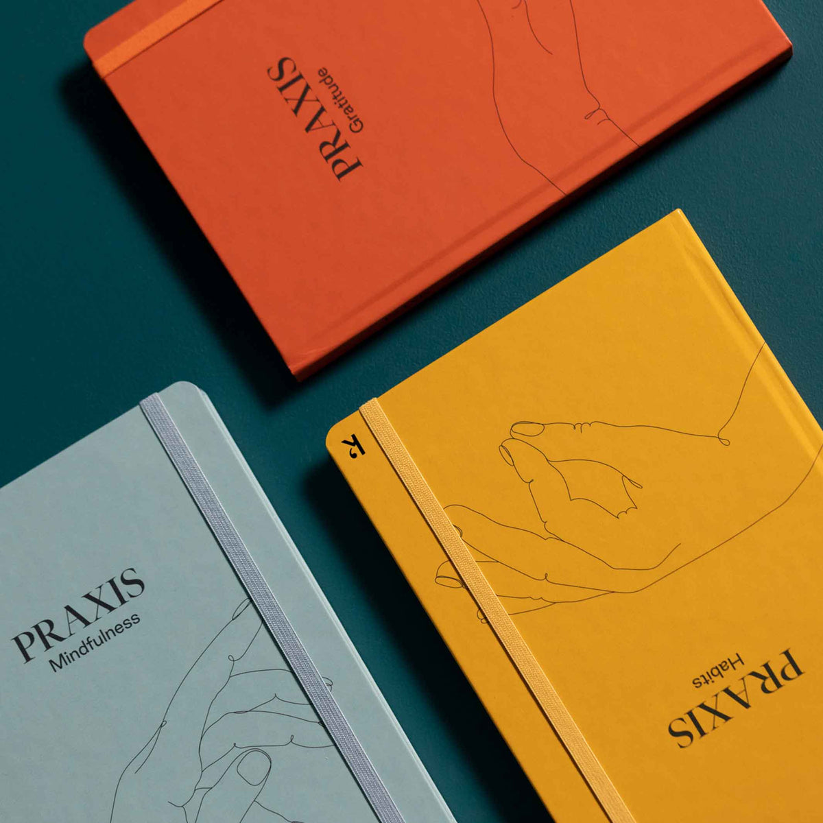 MÉTHODE DE PRATIQUE™️ | 3 JOURNAUX en anglais | Pleine conscience, gratitude et habitudes | Karst Stone Paper
