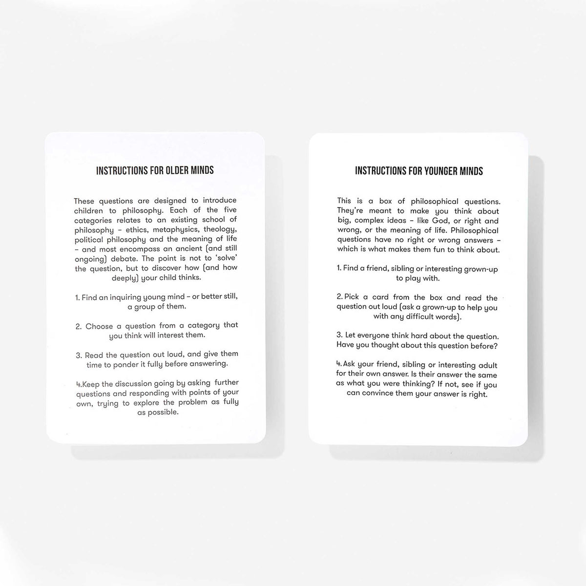 Card Game "Philosophical Questions for Curious Minds" | TSOL