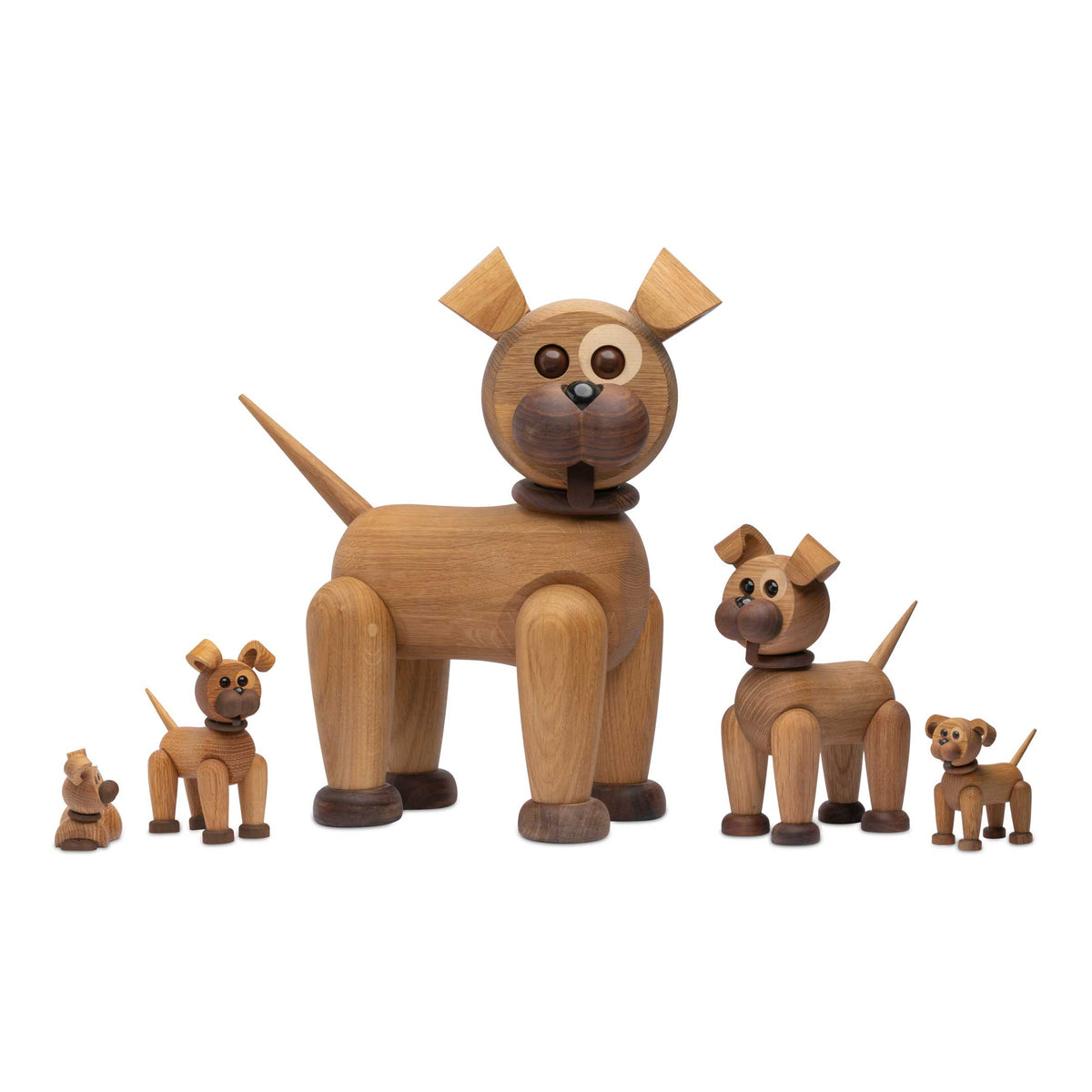 Wooden Dog Buddy – Oak · 21 cm | Spring Copenhagen