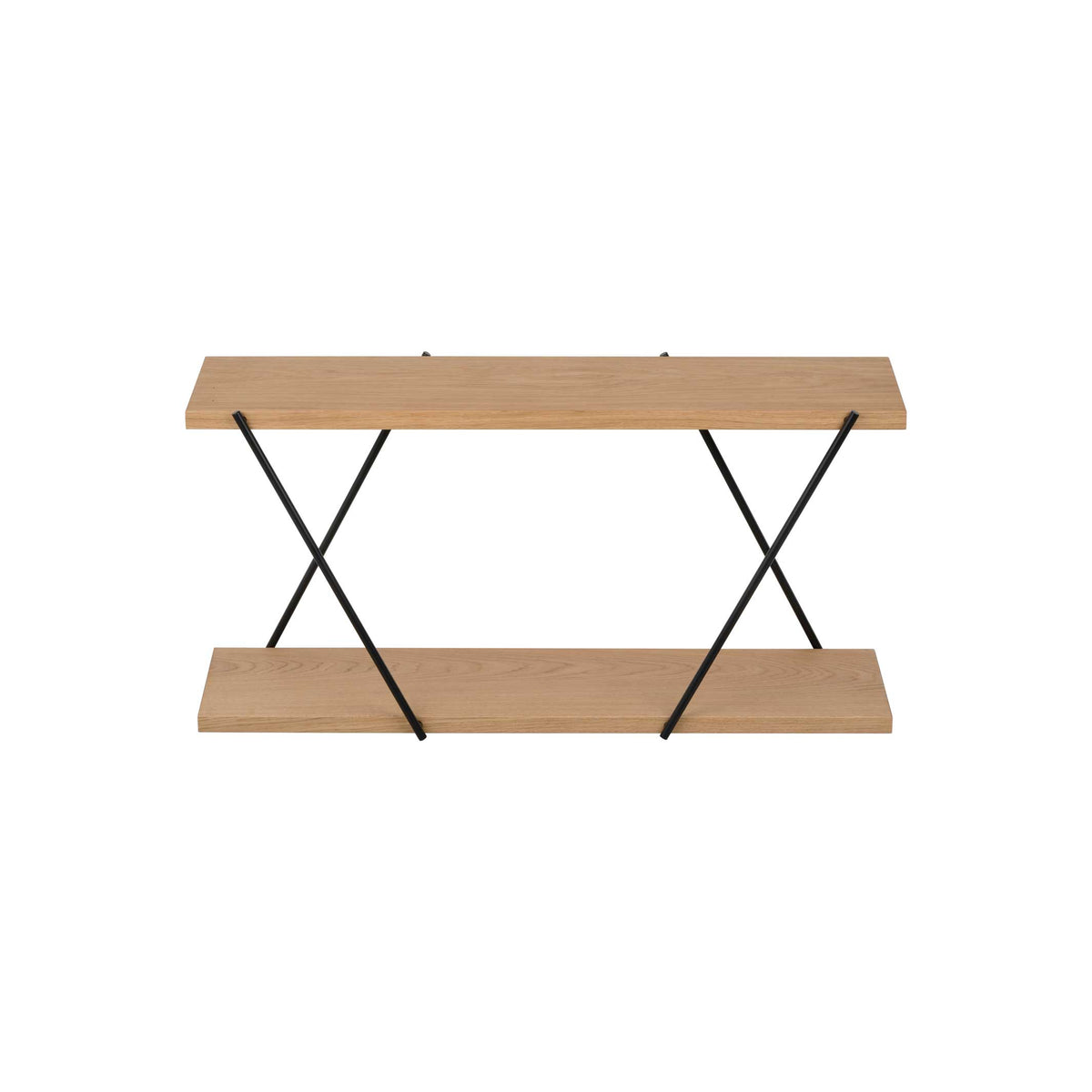 Wandregal XO2 – FSC-Eiche · Stahl · 2 Ebenen | Spring Copenhagen · Wohnzimmer Regal