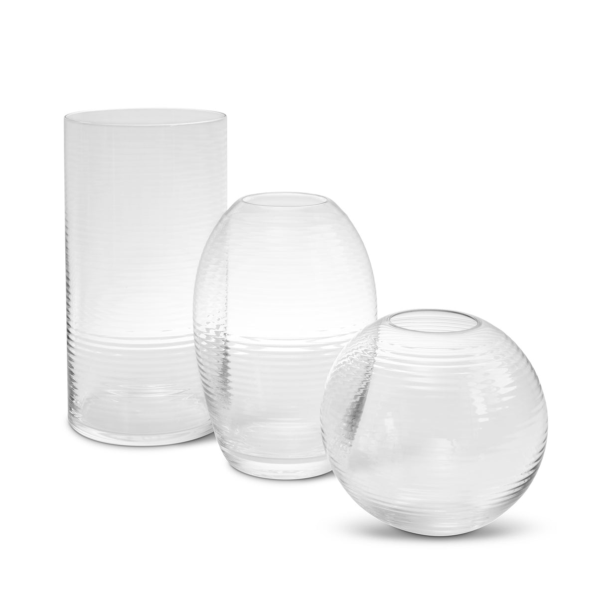 Glass Vase Laine Cylindrical – 25 cm | Spring Copenhagen