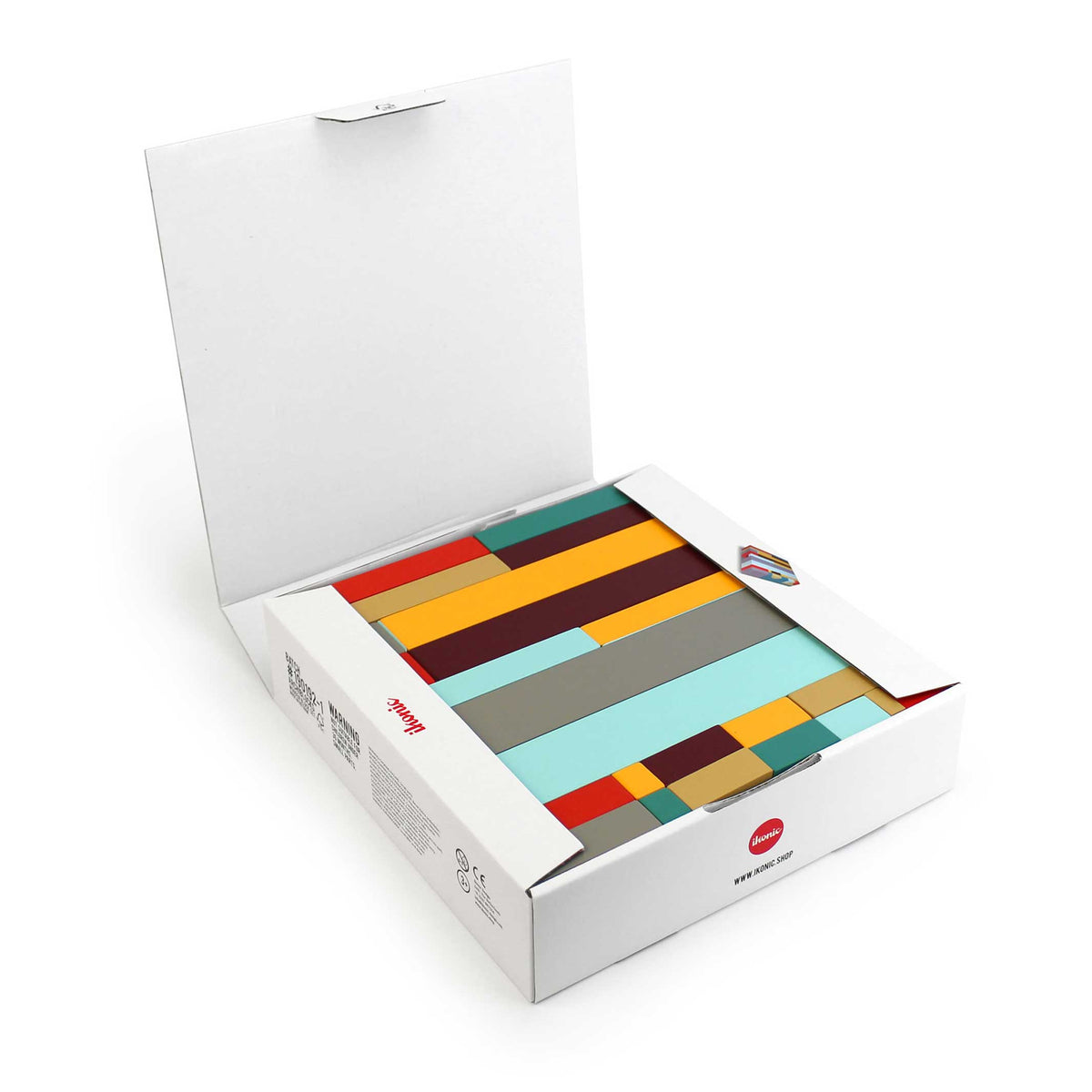 ARCHIBLOCKS | ARCHITEKTUR-BAUSTEINE-Set | 32 farbige Teile | Floris Hovers | Ikonic