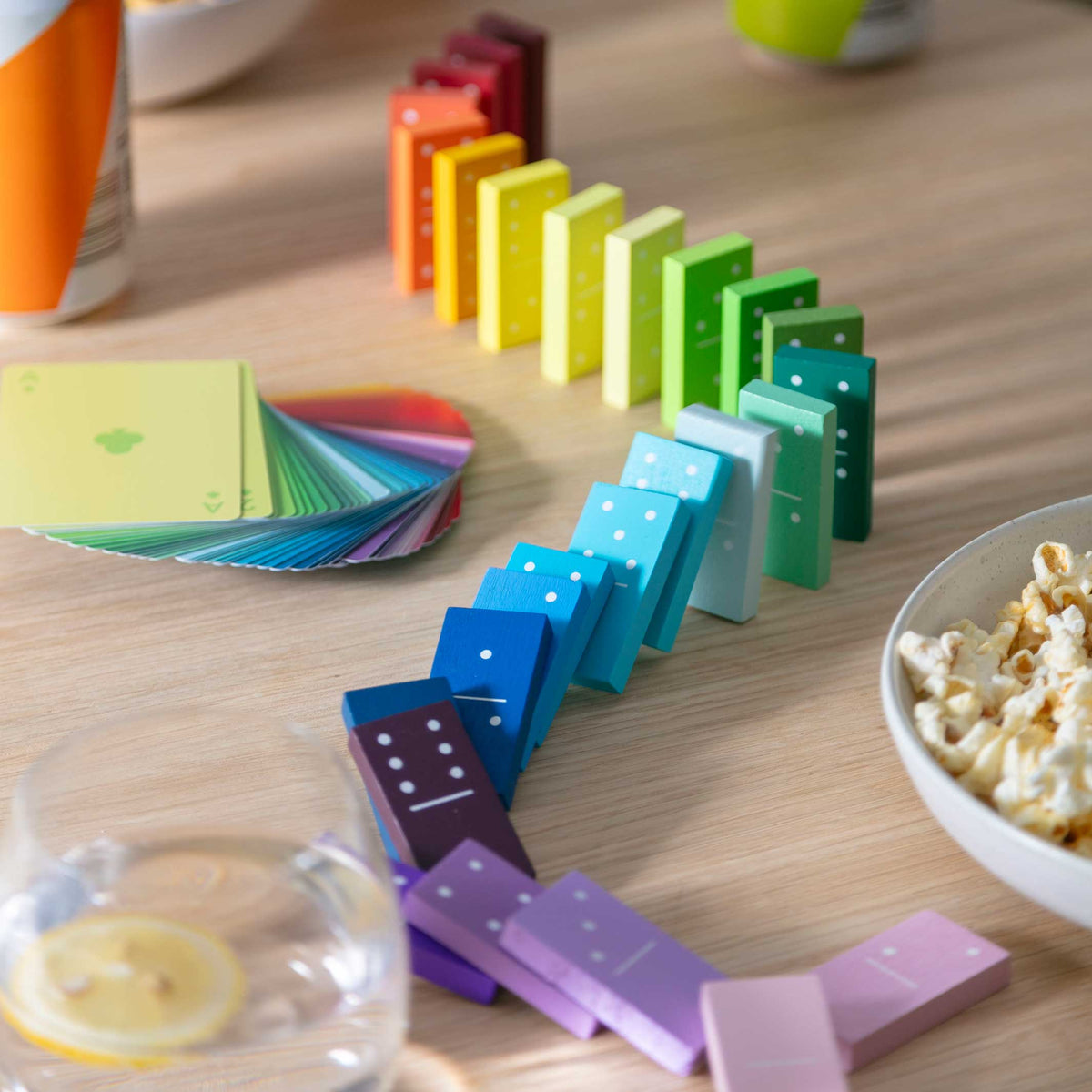 GRADIENT DOMINOES | 28 wooden pieces | Block Design