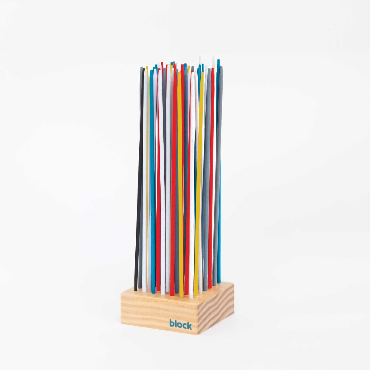 PICK UP STICKS | MIKADO SPIEL m. 49 Holz-Stäbchen | Block Design