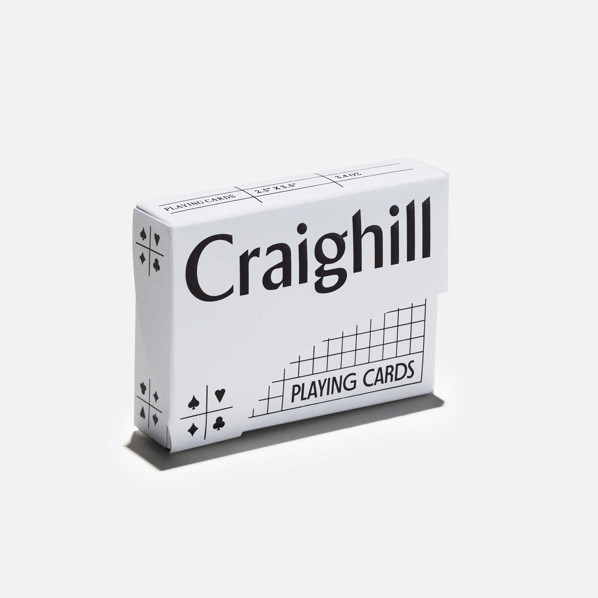 Cartes à jouer | CARTES DE JEU orange dans un emballage blanc | Craighill