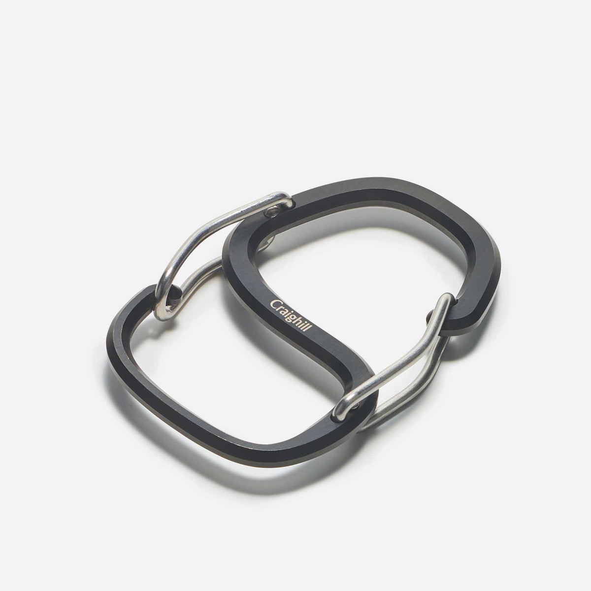 Karabiner Coachwhip – Schwarz · 6,1 cm | Craighill
