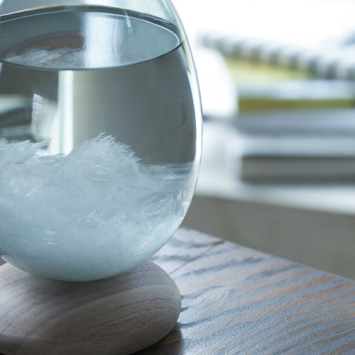 Storm Glass "Tempo Pulse" – Glass · Dawn · 17 cm | 100percent