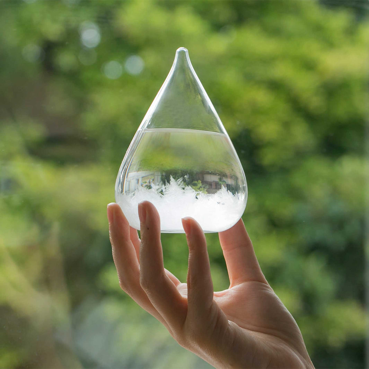 Stormglas "Tempo Drop" Mini – Glas · Helder · 11 cm | 100percent