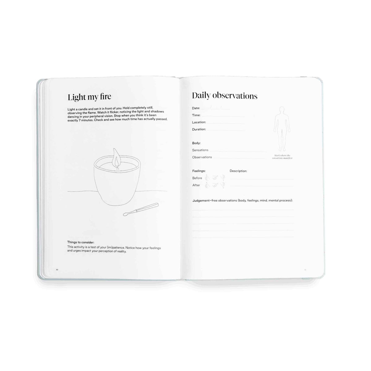 PRAXIS MINDFULNESS™️ - englisches TAGEBUCH - Achtsamkeit | KarstGoods