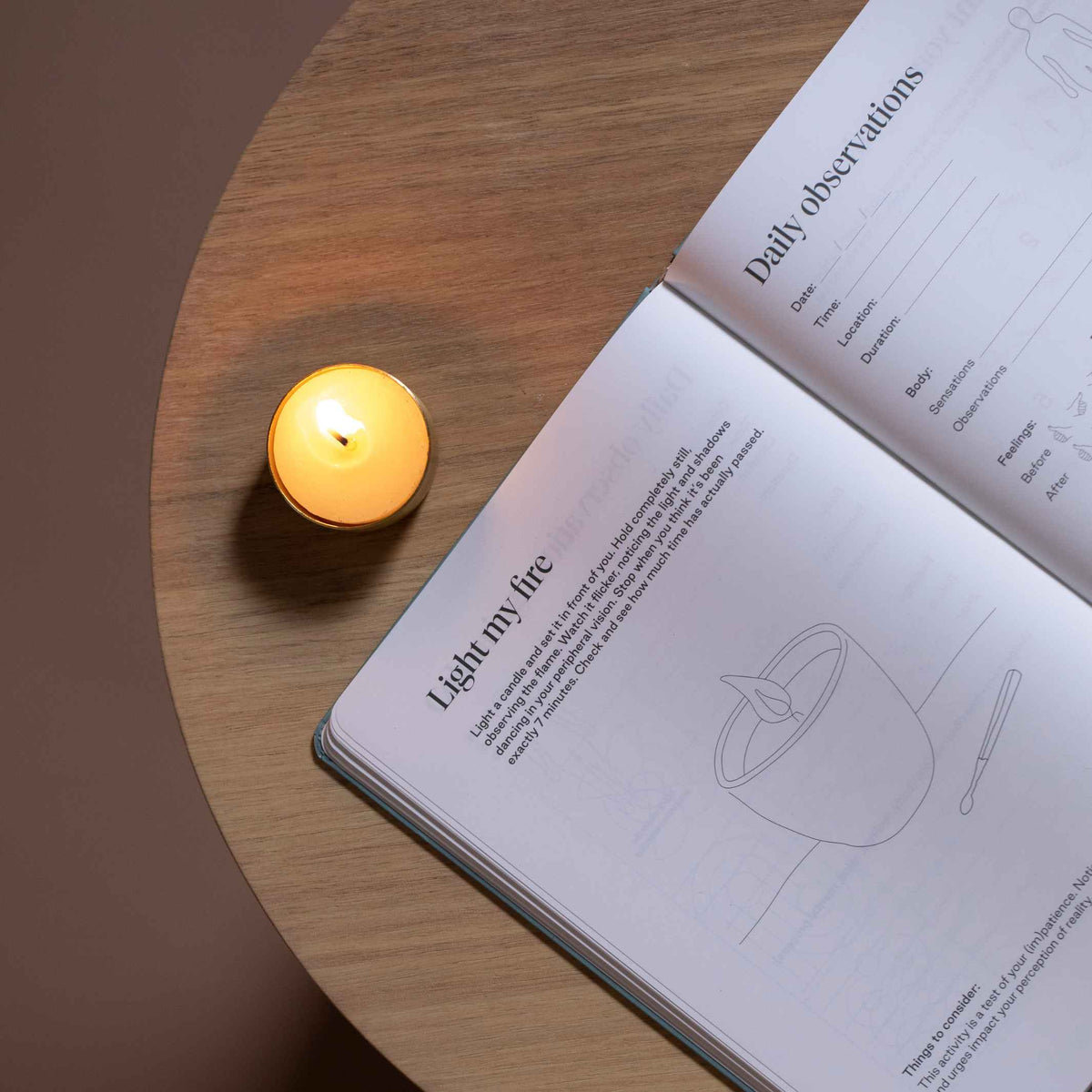 PRAXIS MINDFULNESS™️ - englisches TAGEBUCH - Achtsamkeit | KarstGoods