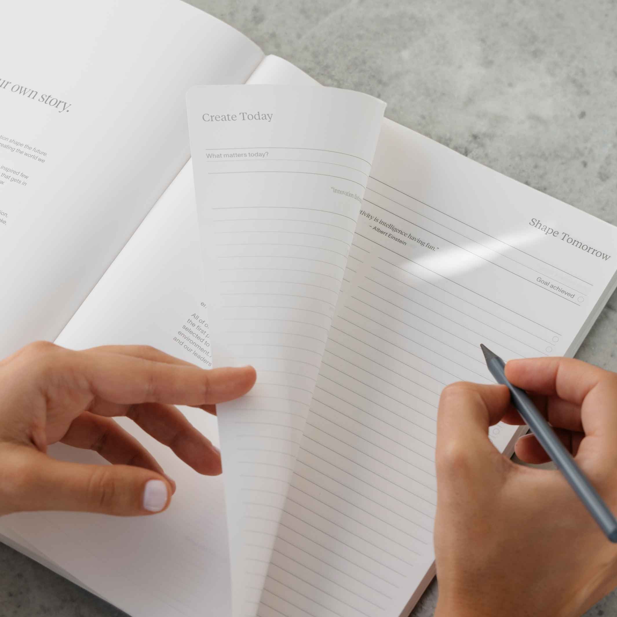 AGENDA NON DATÉ B5 - Couverture souple - Agenda non daté | Papier de pierre karstique