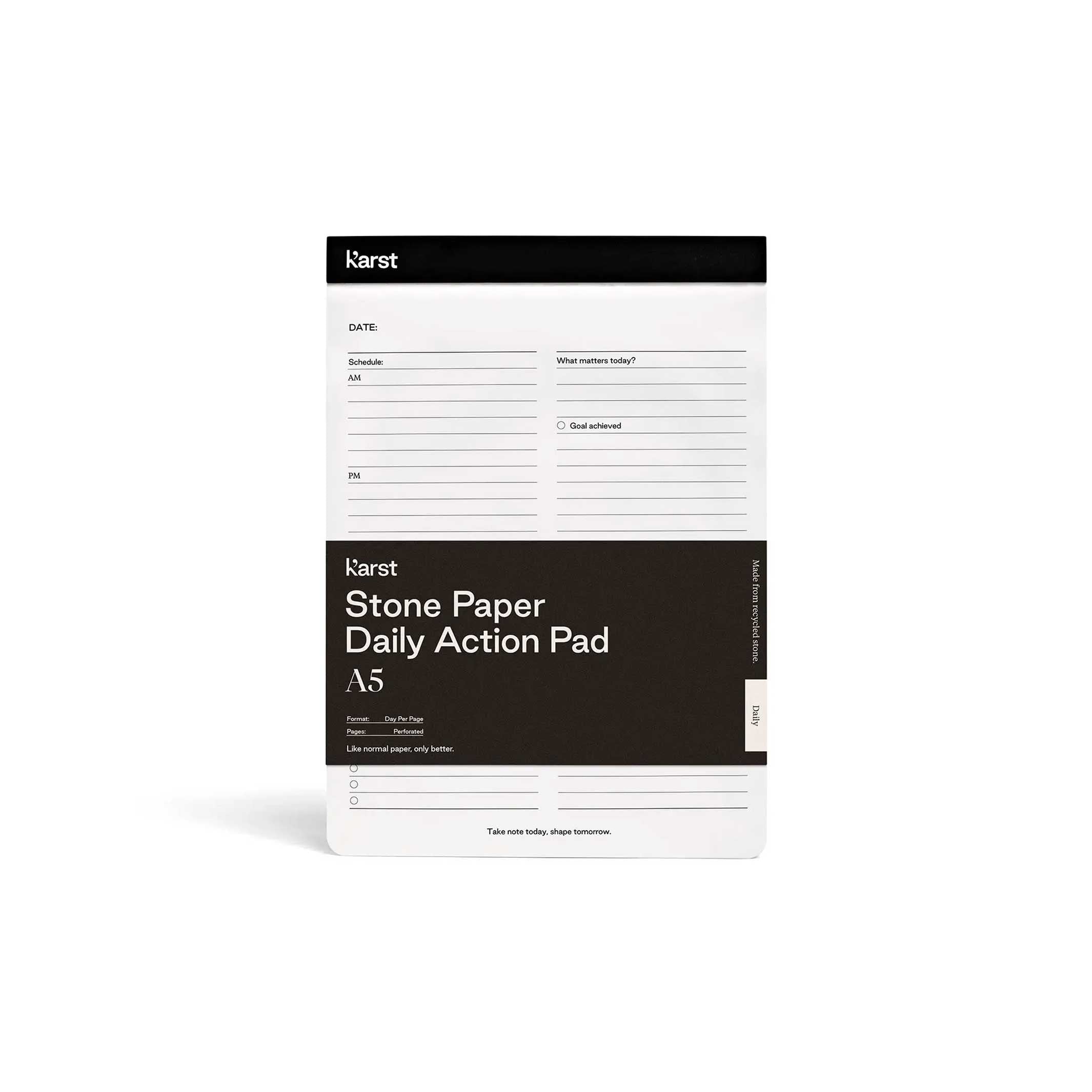 DAILY ACTION PAD | Karst Stone Paper