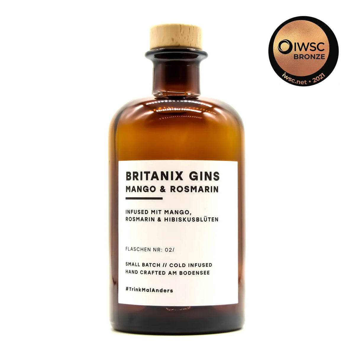 GIN Mangue et Romarin | 500ML | 40% ABV | Gins Britanix